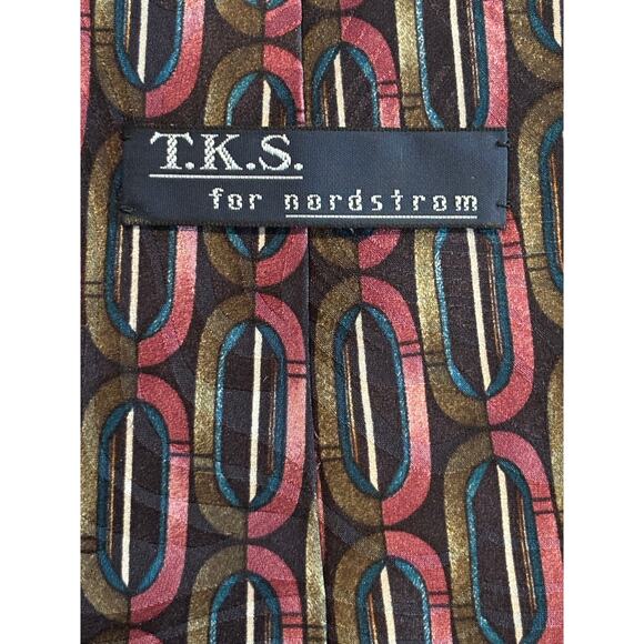 Lot of 4 Silk Ties, Rottles, Hickey-Freeman, Nordstrom, EUC - Picture 2 of 6
